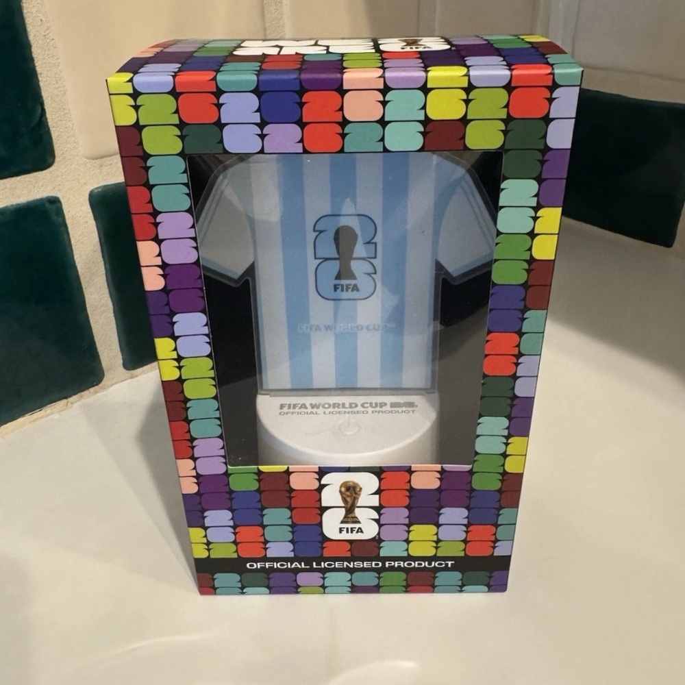 Official Licensed Argentina LIONEL MESSI Jersey FIFA SOCCER LAMP 2026 MIP